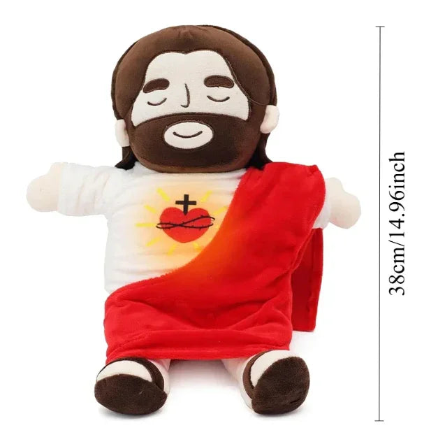 Breathing Jesus Plush – Stuffed Animal with Light & Slow Breathing