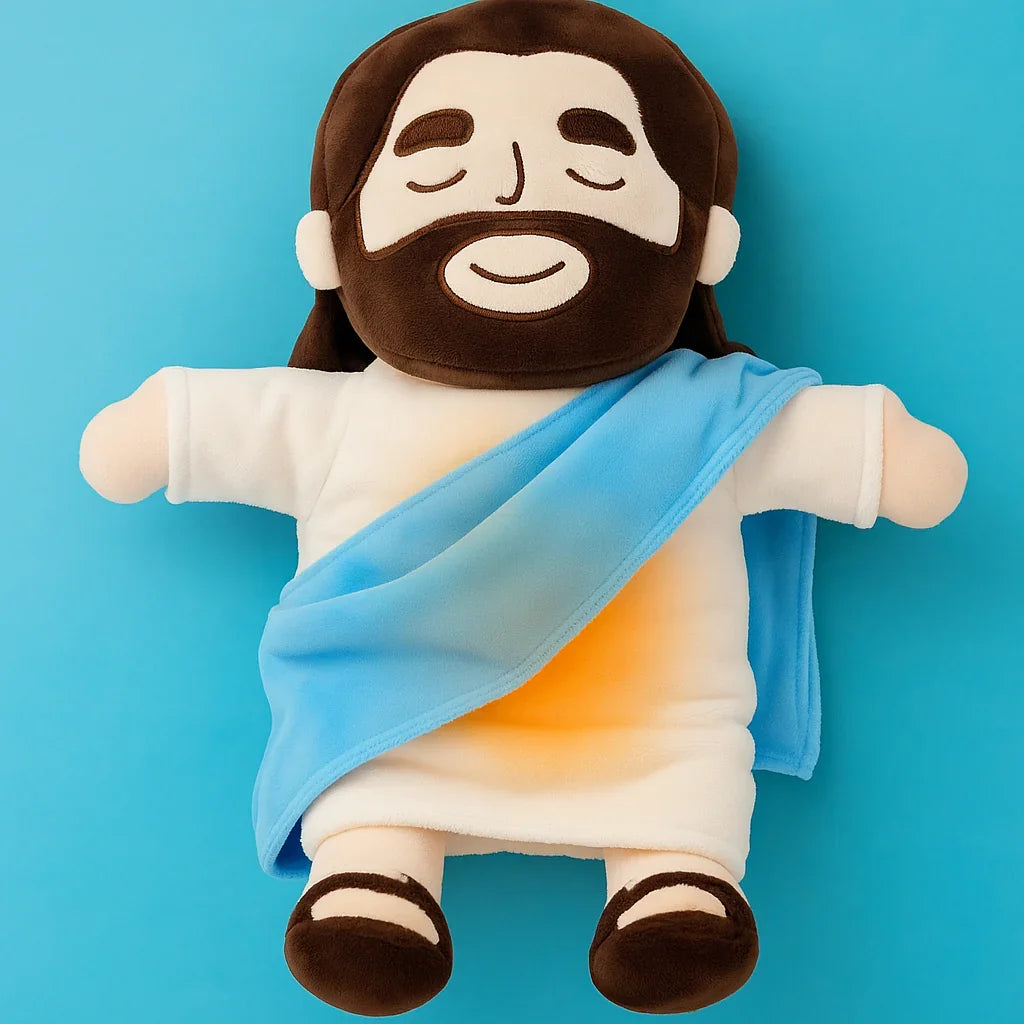 Breathing Jesus Plush – Stuffed Animal with Light & Slow Breathing