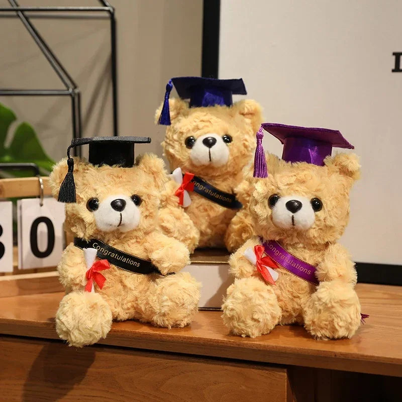 Kawaii Graduation Teddy Bear 18cm – Cute Keepsake for Graduates
