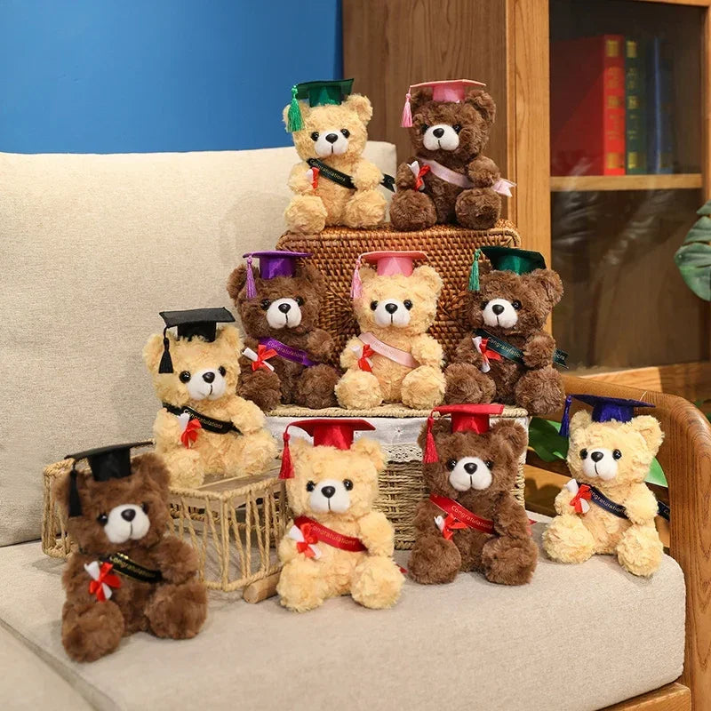 Kawaii Graduation Teddy Bear 18cm – Cute Keepsake for Graduates