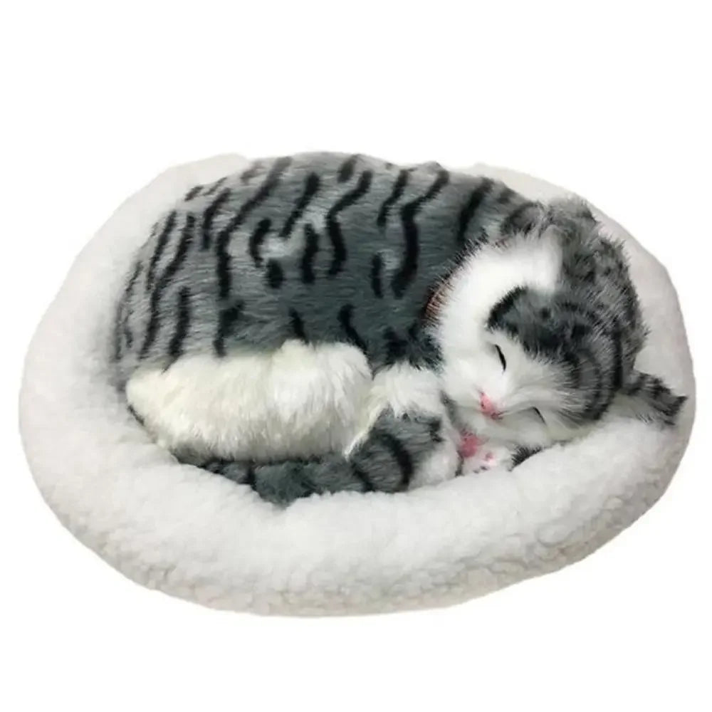 Realistic Breathing Pet Plush – Cat or Dog Toy for Adults, Kids & Elderly