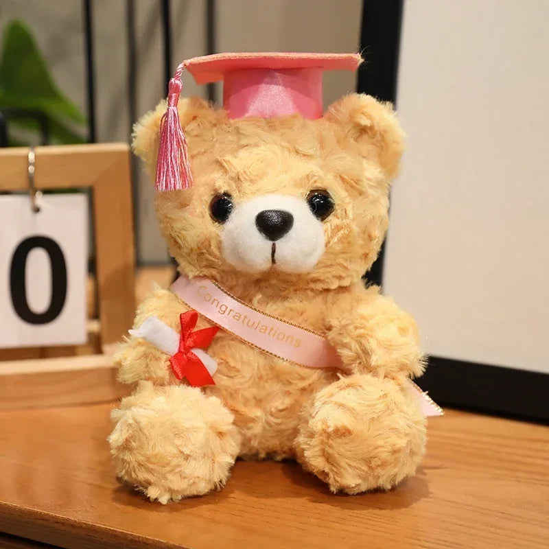 Kawaii Graduation Teddy Bear 18cm – Cute Keepsake for Graduates