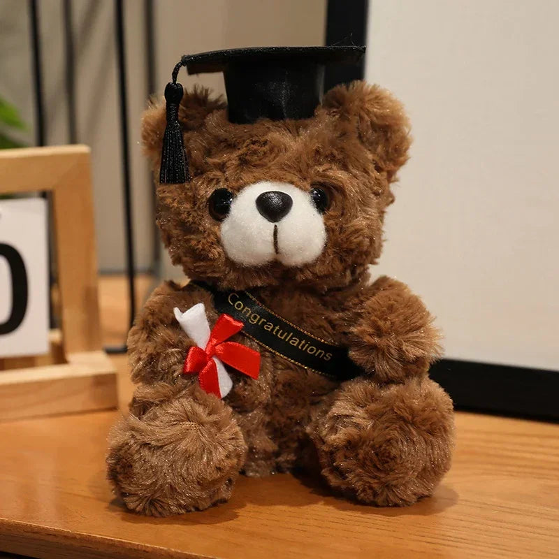 Kawaii Graduation Teddy Bear 18cm – Cute Keepsake for Graduates