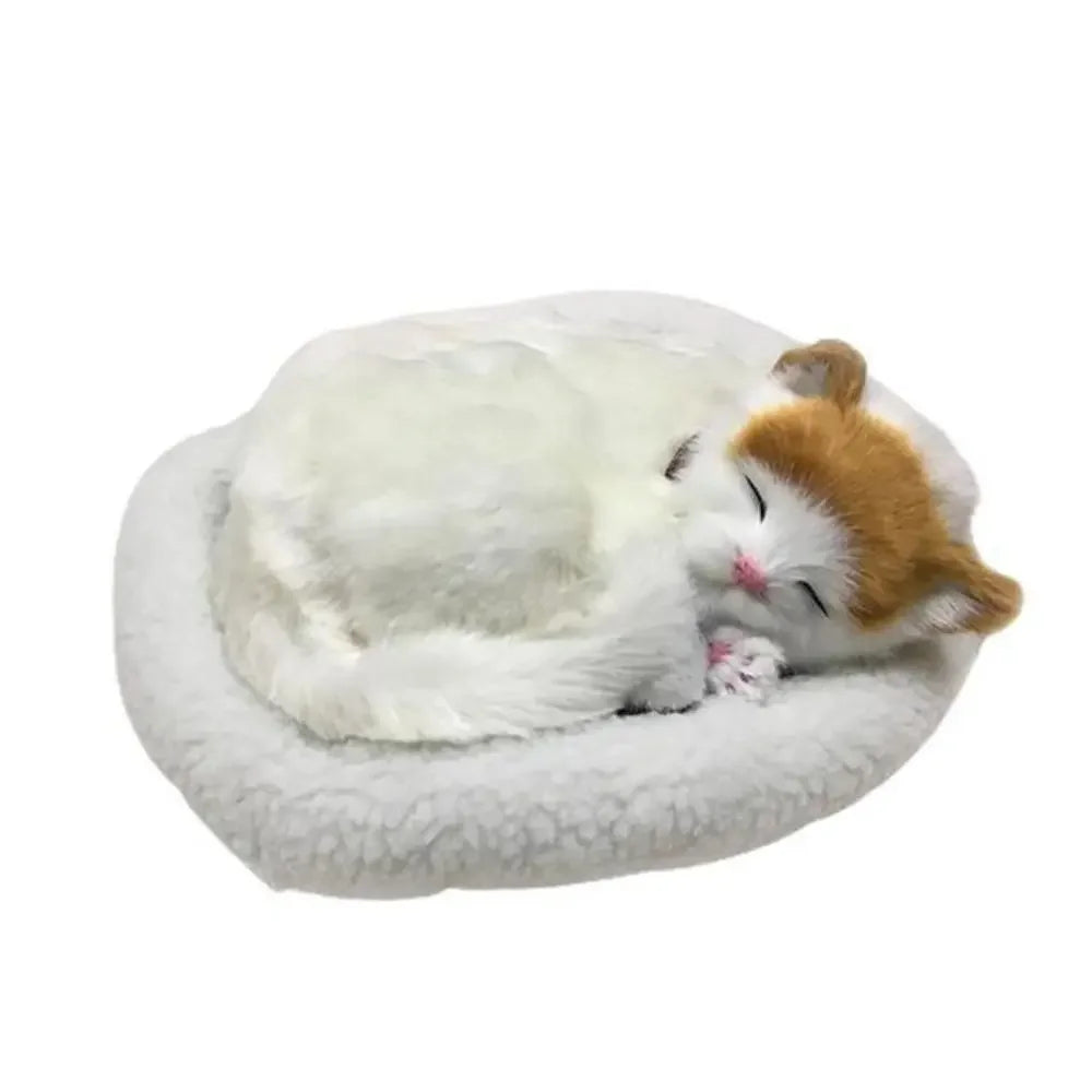 Realistic Breathing Pet Plush – Cat or Dog Toy for Adults, Kids & Elderly