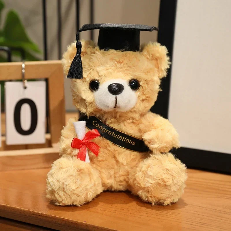 Kawaii Graduation Teddy Bear 18cm – Cute Keepsake for Graduates