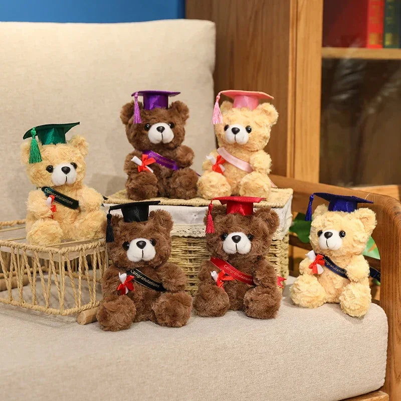 Kawaii Graduation Teddy Bear 18cm – Cute Keepsake for Graduates