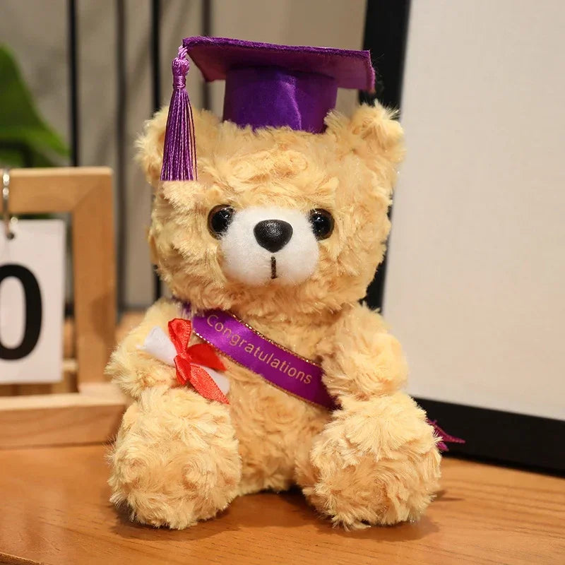 Kawaii Graduation Teddy Bear 18cm – Cute Keepsake for Graduates