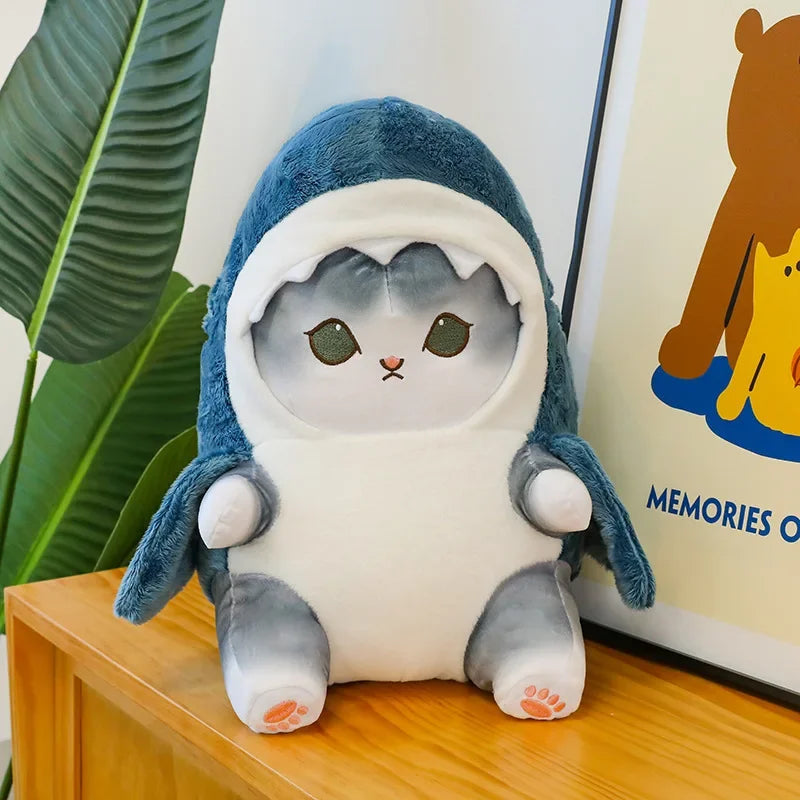 Sharkcat Plush Toy – 20cm Fluffy Shark Cat Plush