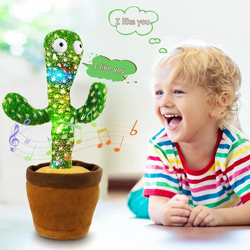 Dancing Cactus Toy – 120 Songs, Talking & Repeat | Kids Interactive Gift