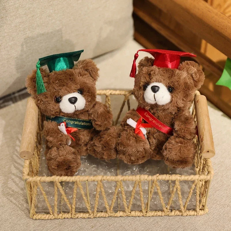 Kawaii Graduation Teddy Bear 18cm – Cute Keepsake for Graduates