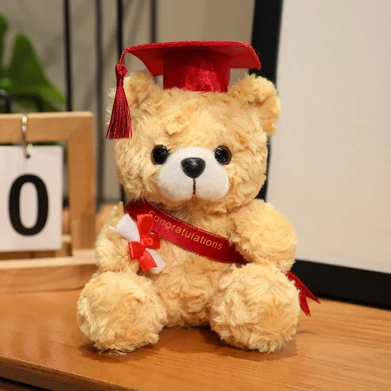 Kawaii Graduation Teddy Bear 18cm – Cute Keepsake for Graduates