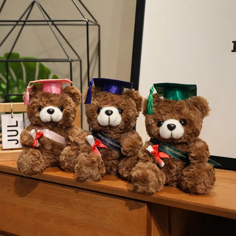Kawaii Graduation Teddy Bear 18cm – Cute Keepsake for Graduates