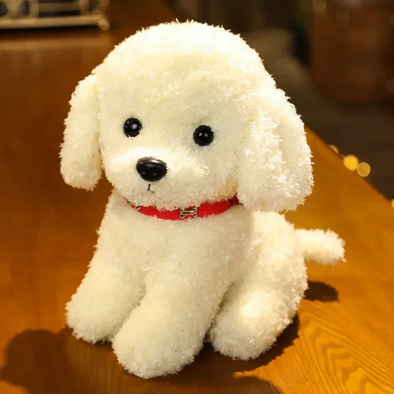 Teddy Puppy Plush – Cute Hugging Dog Toy for Kids & Adults