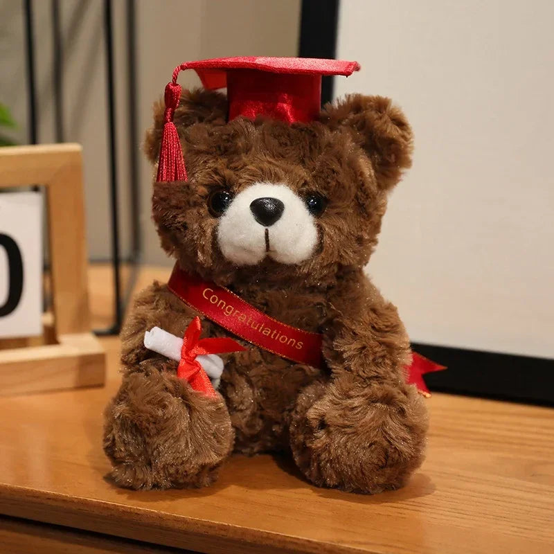 Kawaii Graduation Teddy Bear 18cm – Cute Keepsake for Graduates