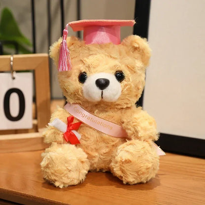Kawaii Graduation Teddy Bear 18cm – Cute Keepsake for Graduates