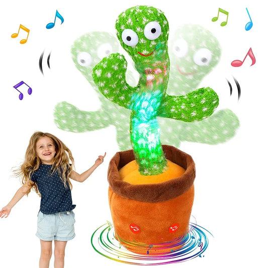 Dancing Cactus Toy – 120 Songs, Talking & Repeat | Kids Interactive Gift
